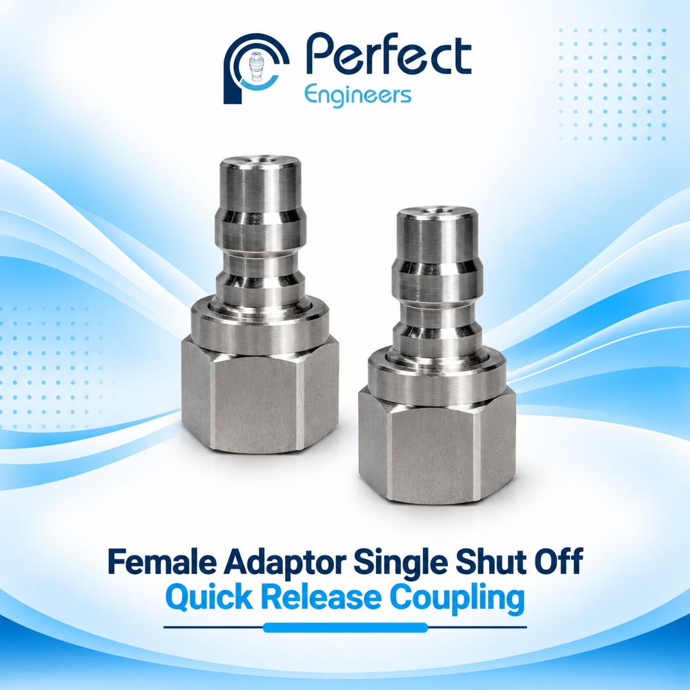 Female Adaptor Single Shut off Quick Release Coupling