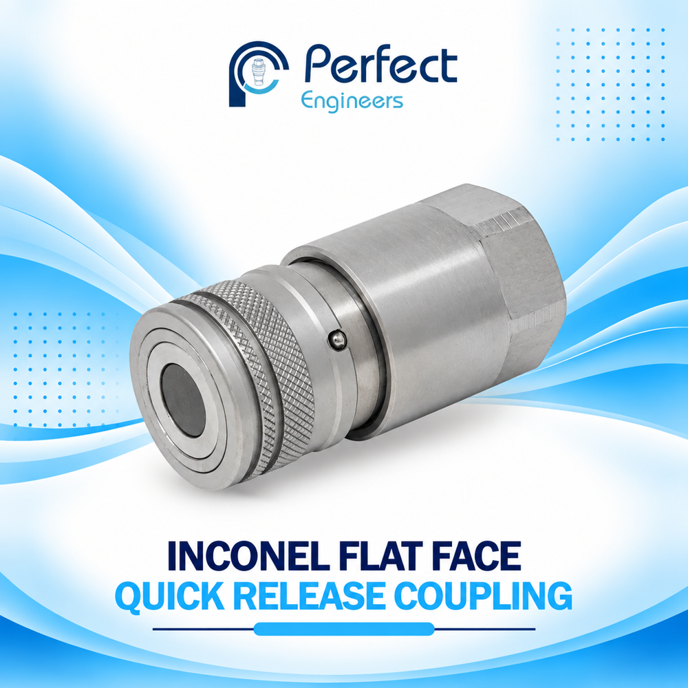 Inconel Flat Face Quick Release Coupling