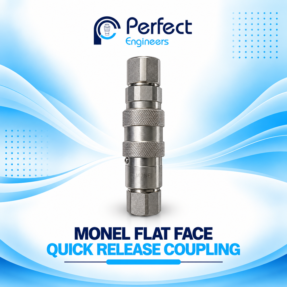 Monel Flat Face Quick Release Coupling