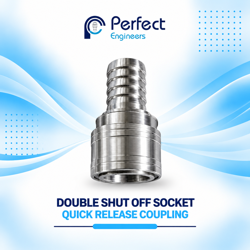Double Shut off Socket for Quick Release coupling