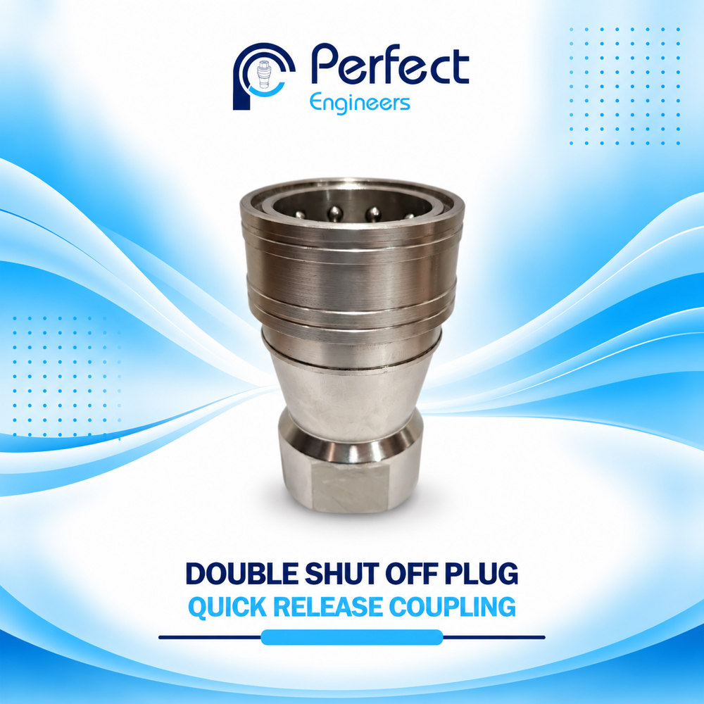Double Shut off Plug for Quick Release coupling