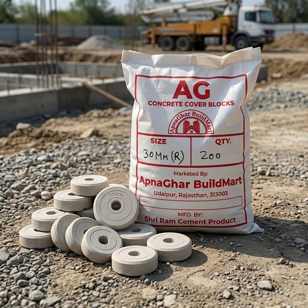 Round Cover Blocks for RCC Application 30, 30/40, 40 & 50 MM.