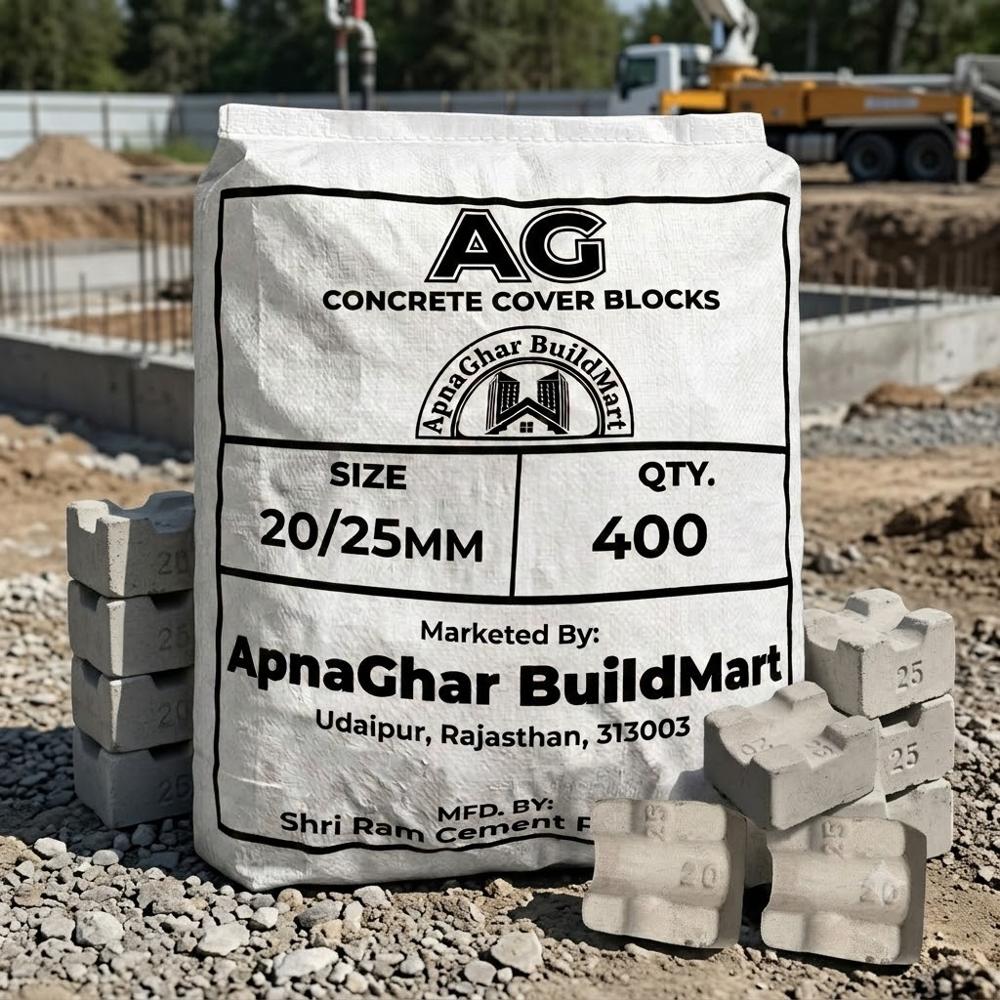 Square Cover Blocks for RCC Application 20/25, 30, 40, 50, 75 & 30/40 MM.