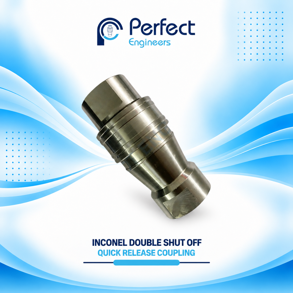 Inconel Double Shut off Quick Release Coupling