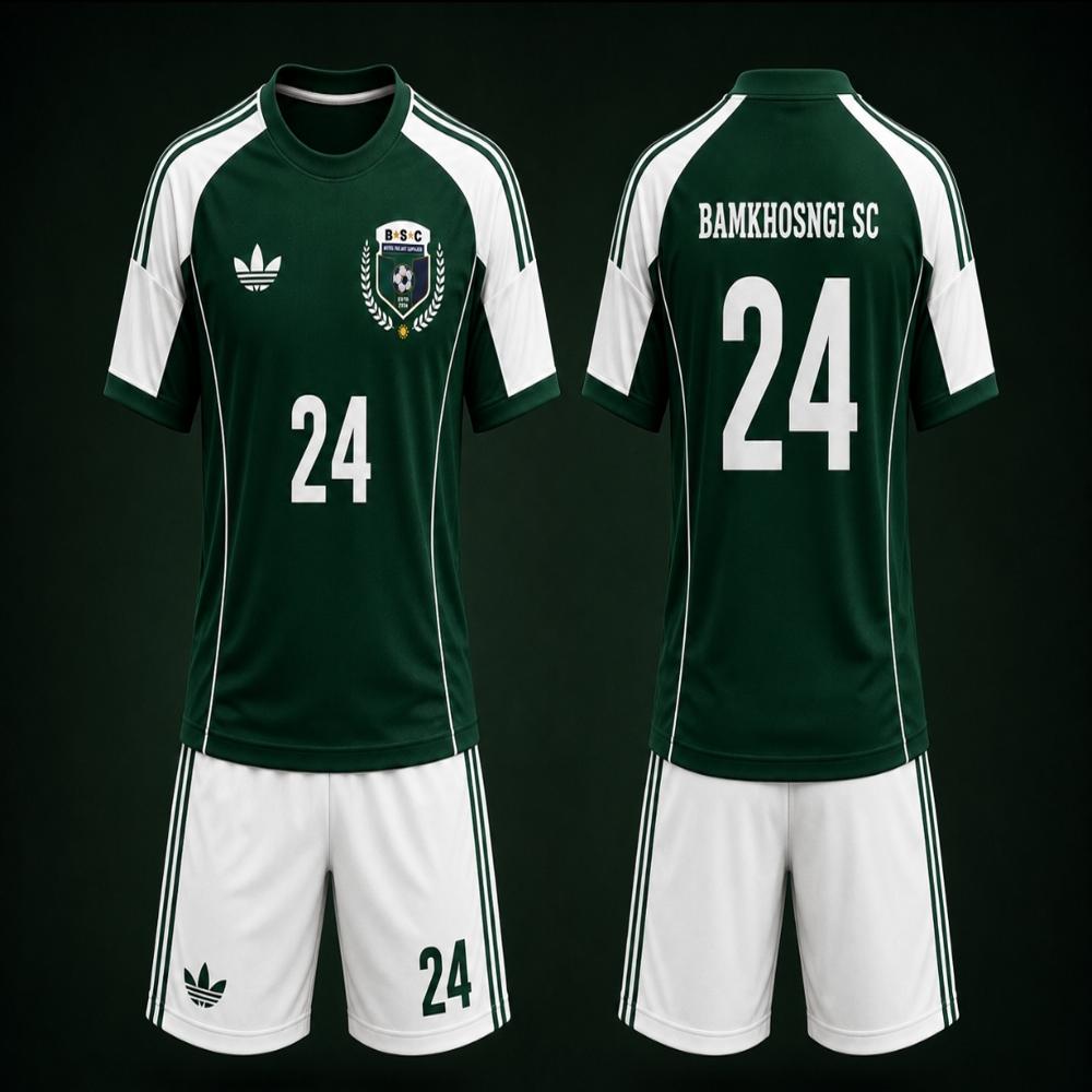 Printed Football Kit - Fabric Type: Polyester