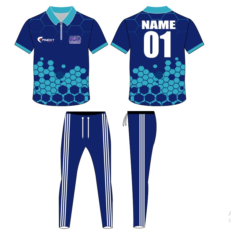 Colour Customized Cricket Dress - Fabric Type: Polyester