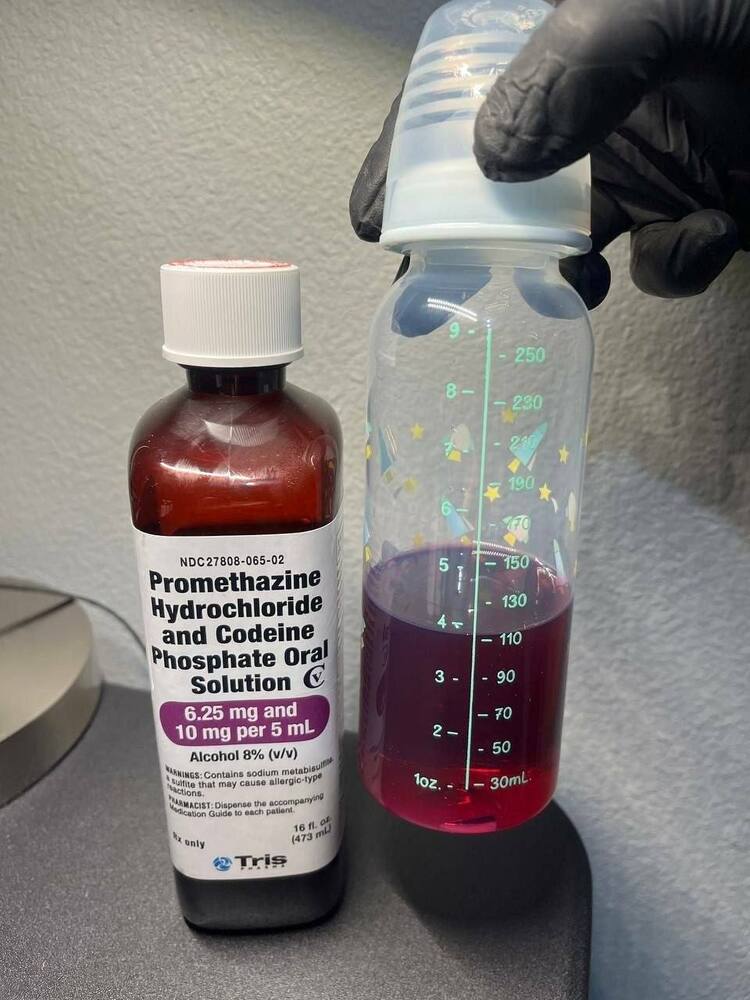 International Quagen Purple Wockhardt Promethaazine Cough Syrup US-UK Delivery