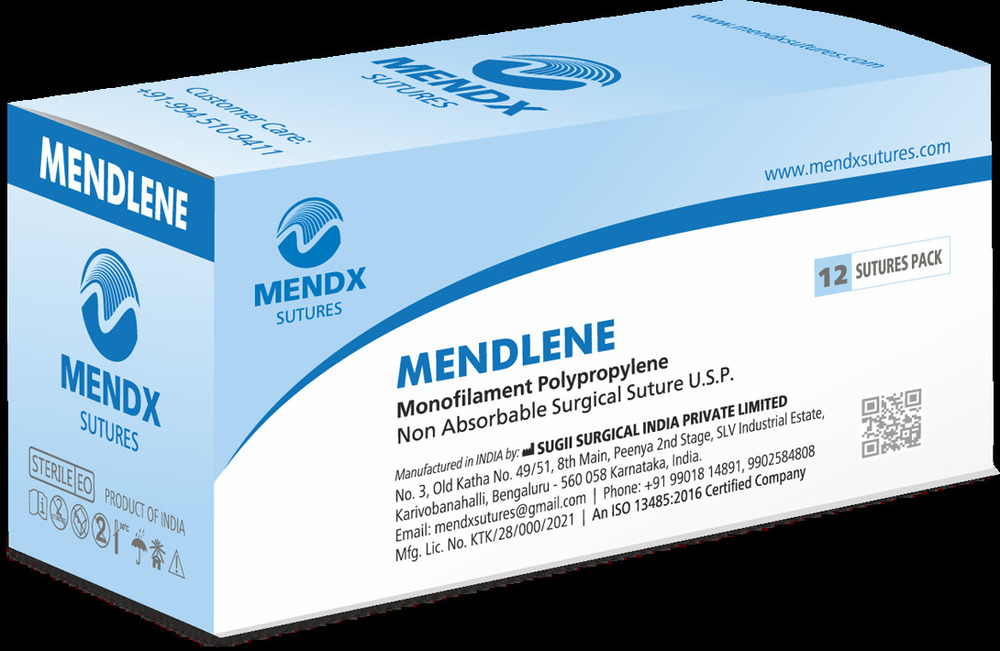 MENDLENE-Monofilament Polypropylene Sutures