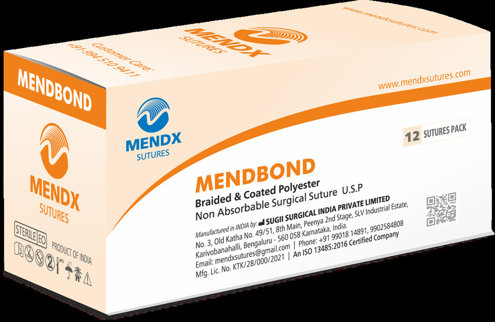 MENDBOND-Braided & Coated Polyester Sutures