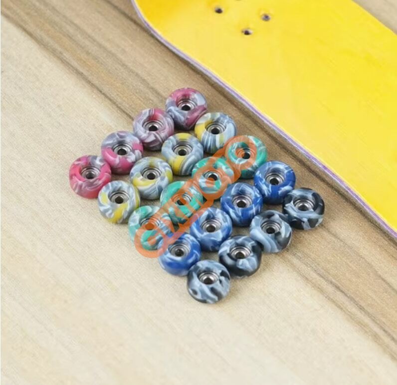 Professional Fingerboard Color Blending Sanding Wheel for Skateboard Wheels 7.54.5mm 4PCSSET