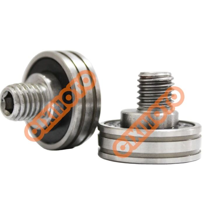 OEM Bearing With External Thread Eccentric Screw Bearing Small Pulley Guide Wheel