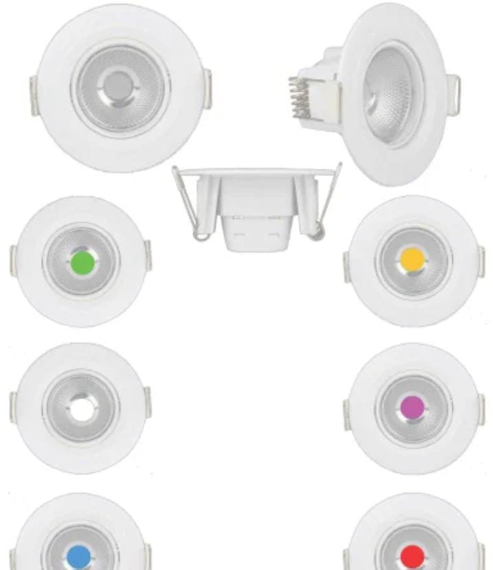 2W SPOT LIGHT ALL COLOUR