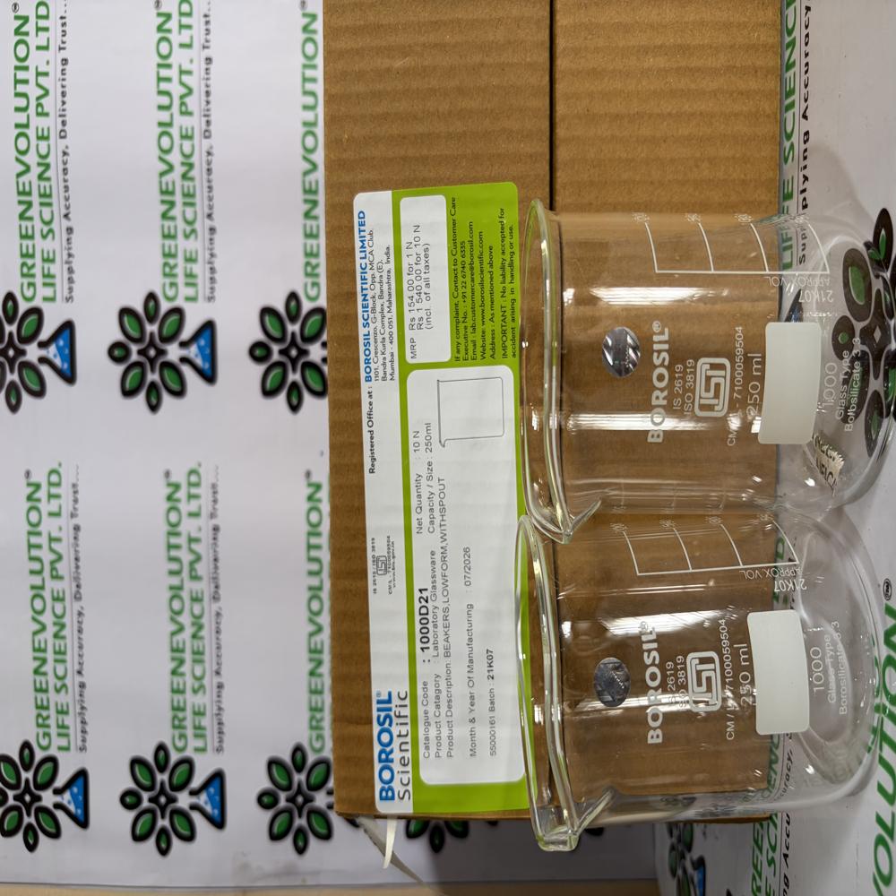 Borosil Beaker 250ml