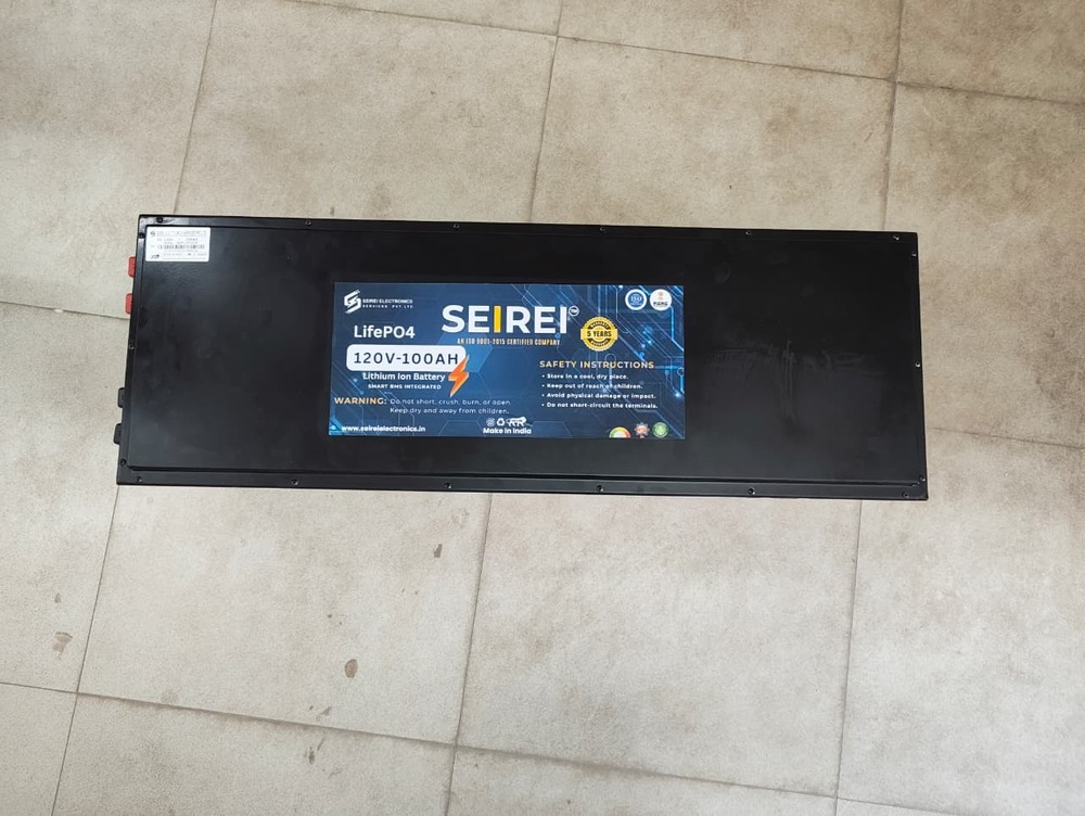 120V 100Ah LiFePO4 Smart Battery