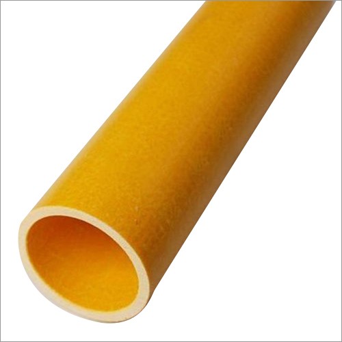 Frp Round Pipe - Color: Yellow
