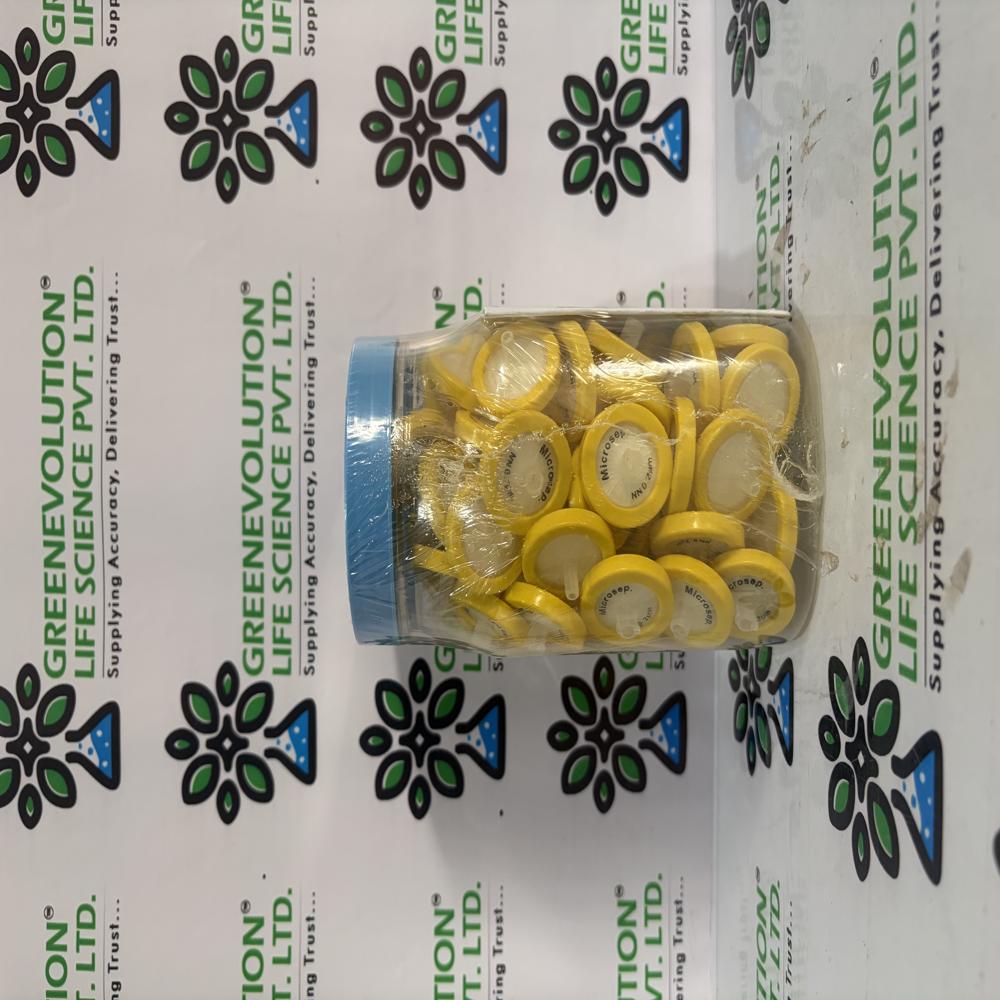 MS Nylon Syringe Filter, 0.2 Micron, 25mm Diameter, 100 Pieces, MPNN2502
