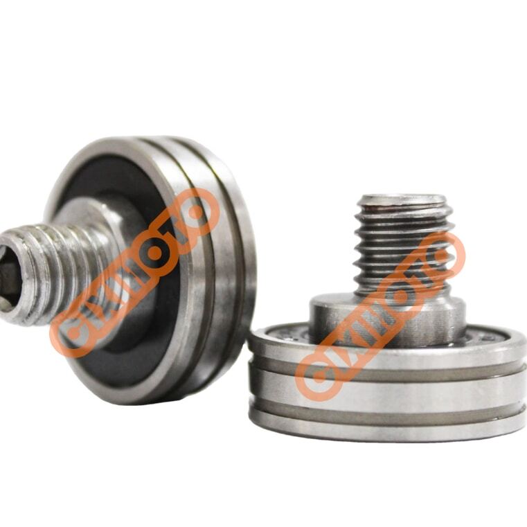 Metal Bolt Rollers With Thread Shaft Customized Size Eccentric Screw Bearing