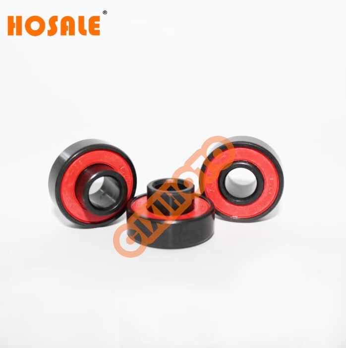 High Speed Sliding Plate Black Bearing Red Seal Skateboard 608 Bearing