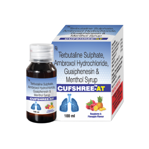 Terbutaline Sulphate Ambrooxol Hydrochloride Guaiphenesin And Menthol Syrup