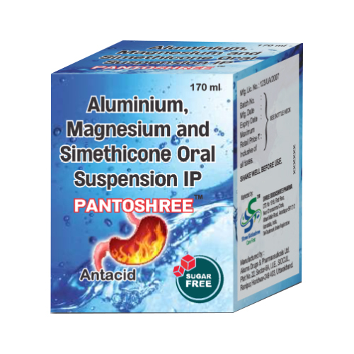 Aluminium Magnesium And Siimethicone Oral Suspension IP