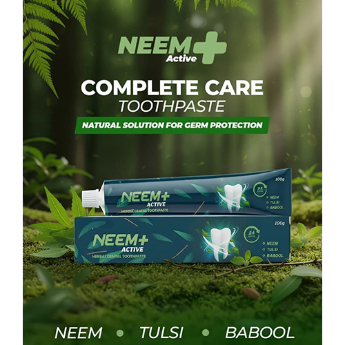 Neem Toothpaste - Application: Apply To Toothbrush And Use For Brushing Teeth