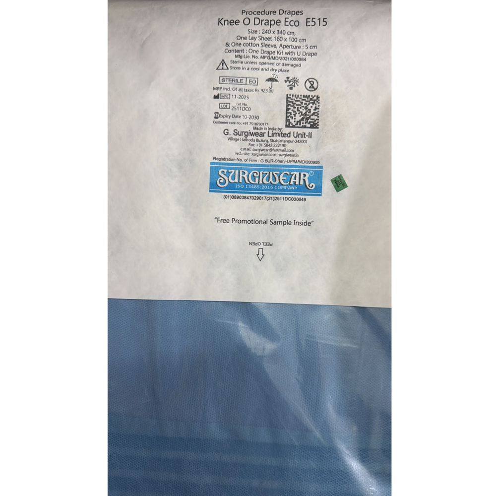 E515 Eco Knee O Procedure Drape