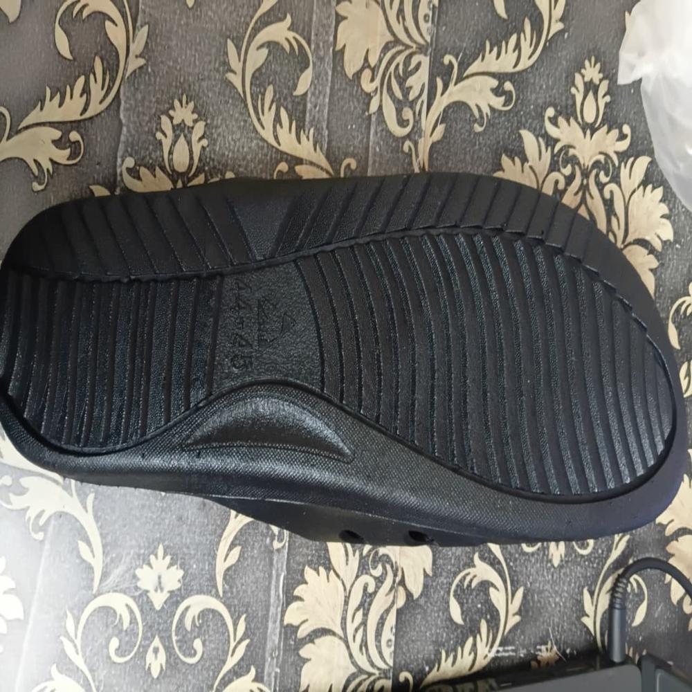 Black Esd Slipper - Material: Pu / Rubber