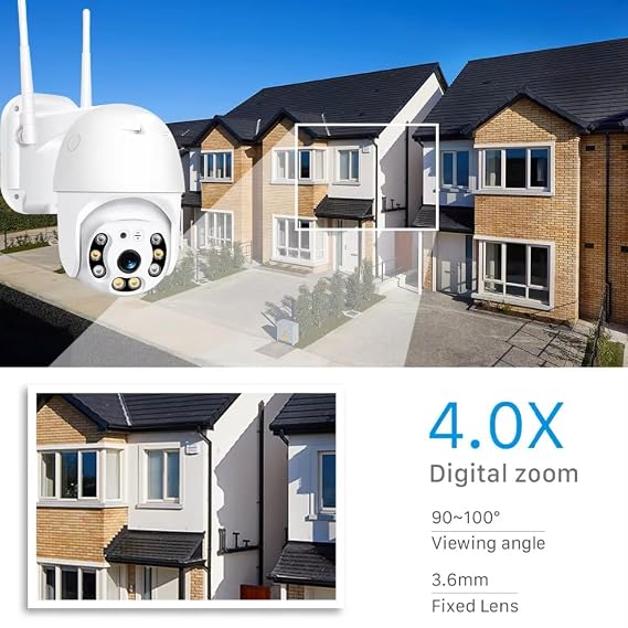 5MP WiFi Outdoor PTZ Security Smart Camera