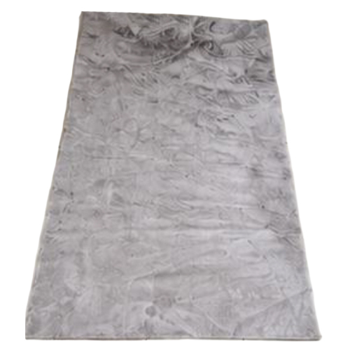 Silver Cloud Solid Fur Rug