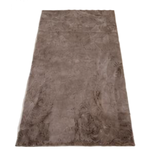 Taupe Dune Solid Fur Rug