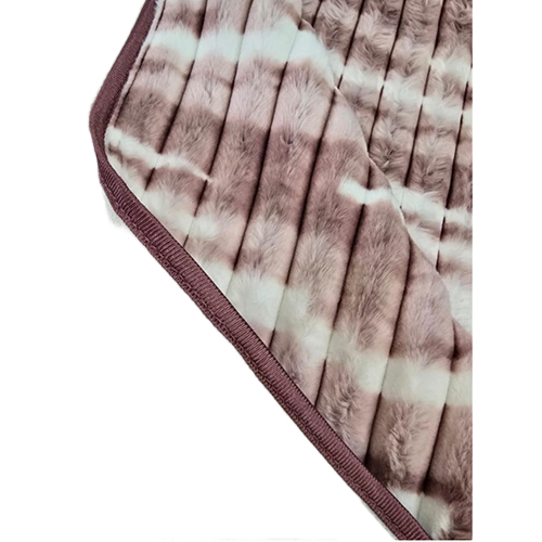 Printed Stripe Fur Runner