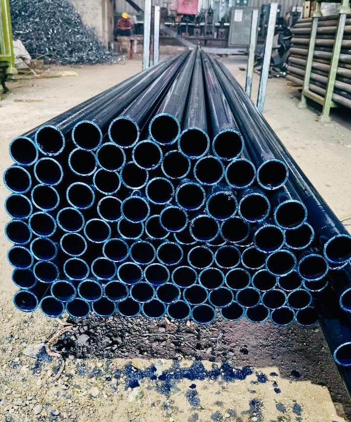 Erw Pipe - Mild Steel Seamless Grey | Rust Free Durability, High-quality Performance