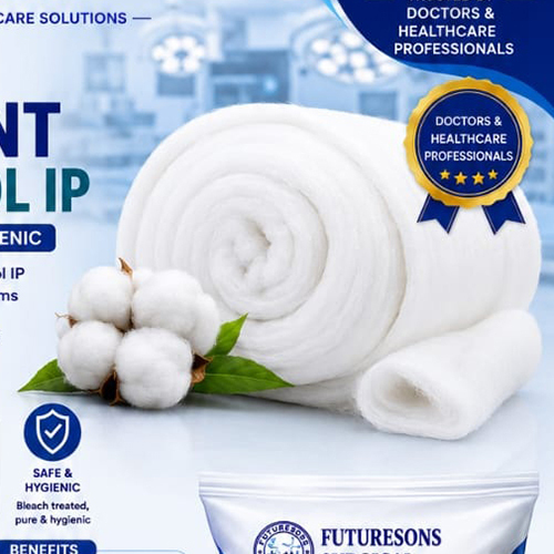 Absorbent Cotton Wool Ip - Color: White