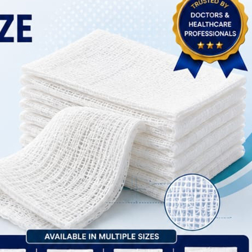 Cotton Gauze Cloth - Color: White