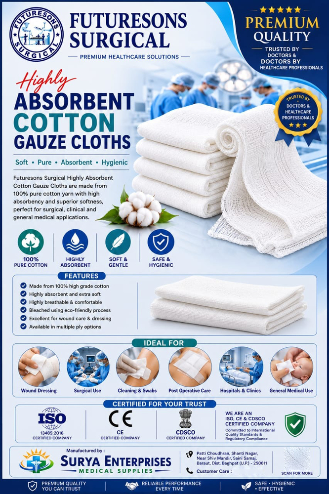 Absorbent Cotton Gauz Cloths