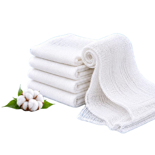 Absorbent Cotton Gauz Cloths - Color: White