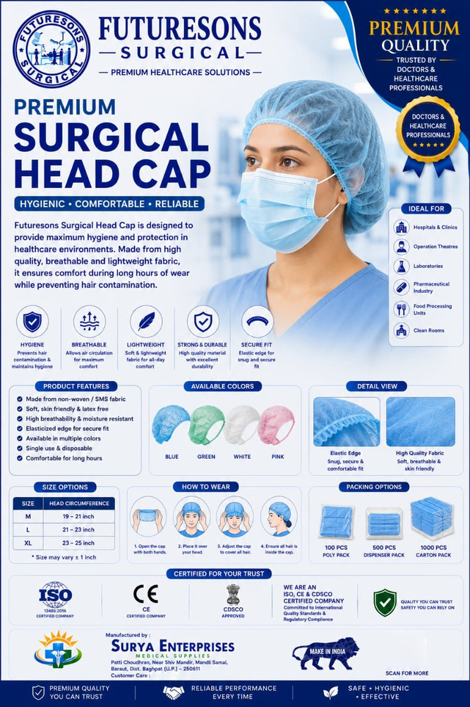 Surgical Head Cap