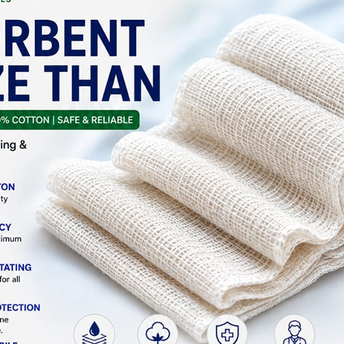 Absorbent Gouze Than - Color: White
