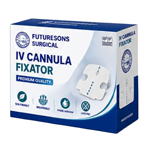 Iv Cannula Fixator - Color: Transparent/White With Blue Strip