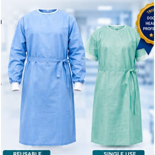 Patient Gown - Color: Available In Blue And Green