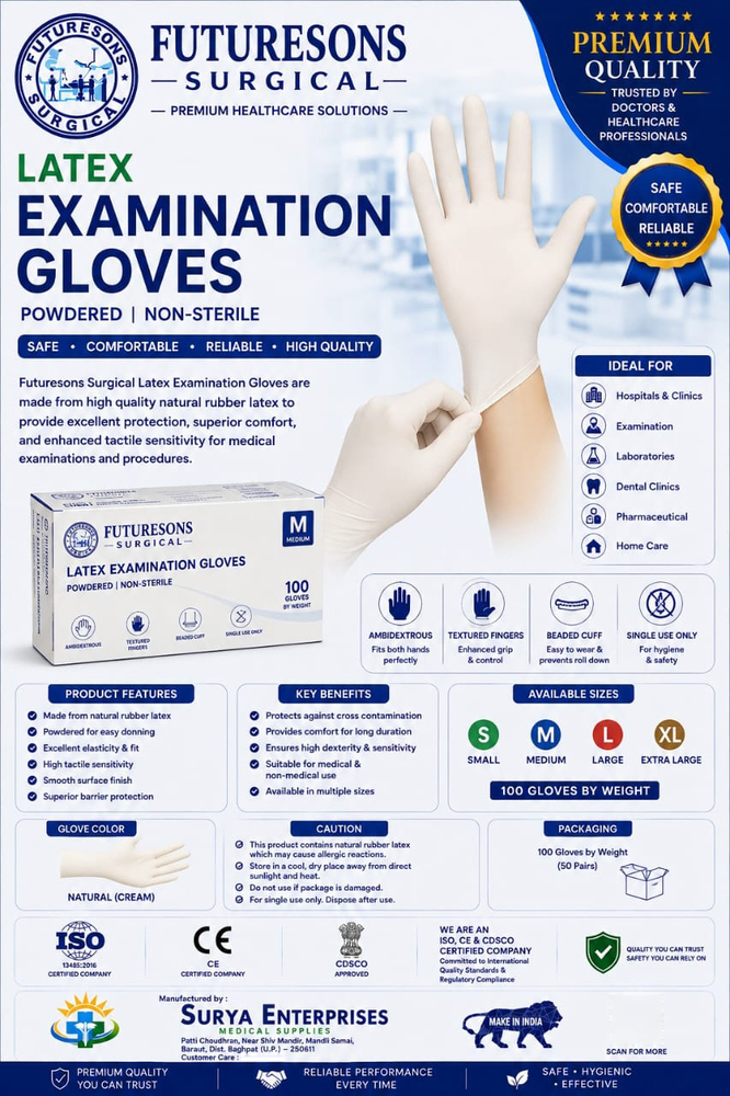 Latex Examination Gloves