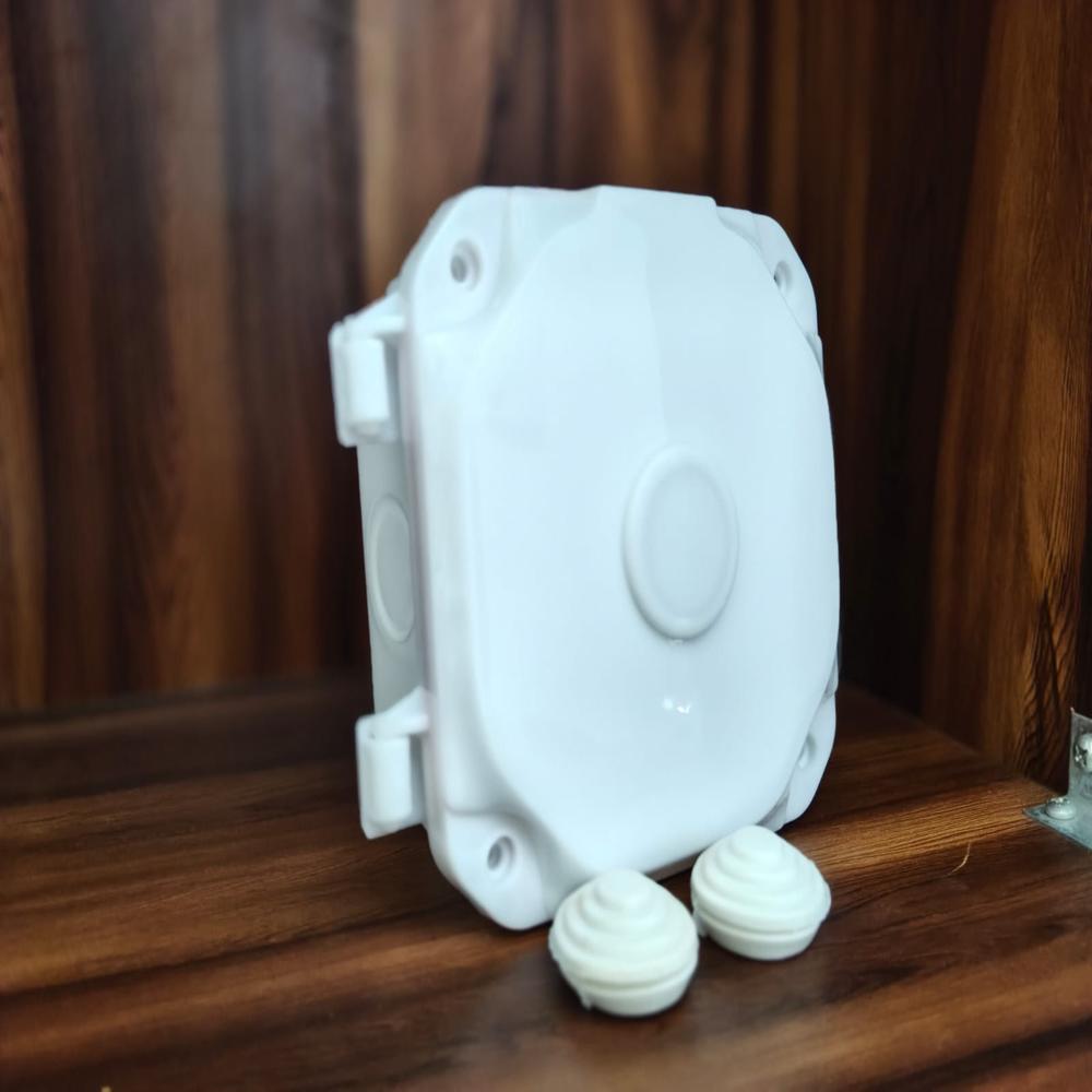 Waterproof 5*5 Camera Junction Box - Color: White