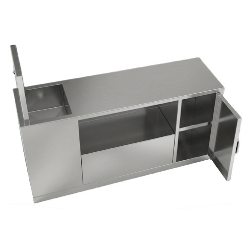 SS SWING OVER BENCH WITH CABINET