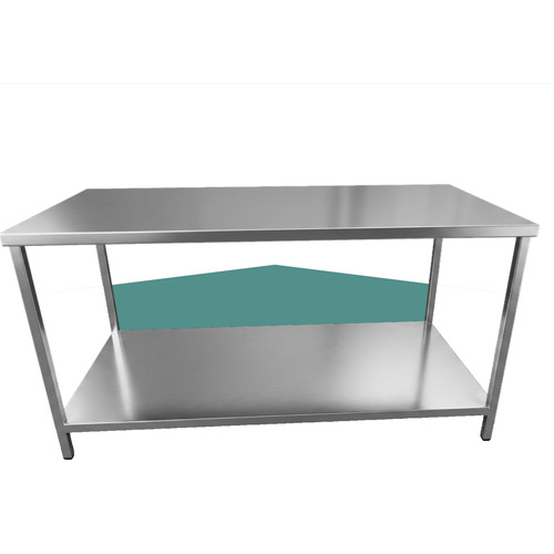 Working Table Under Shelves