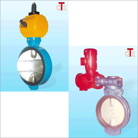 Rubber Seated Valve With Rotary Actauator