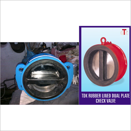 Wafer Rubber Lined Dual Plate Check Valve