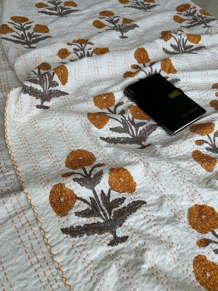 Printed Kantha Quilts