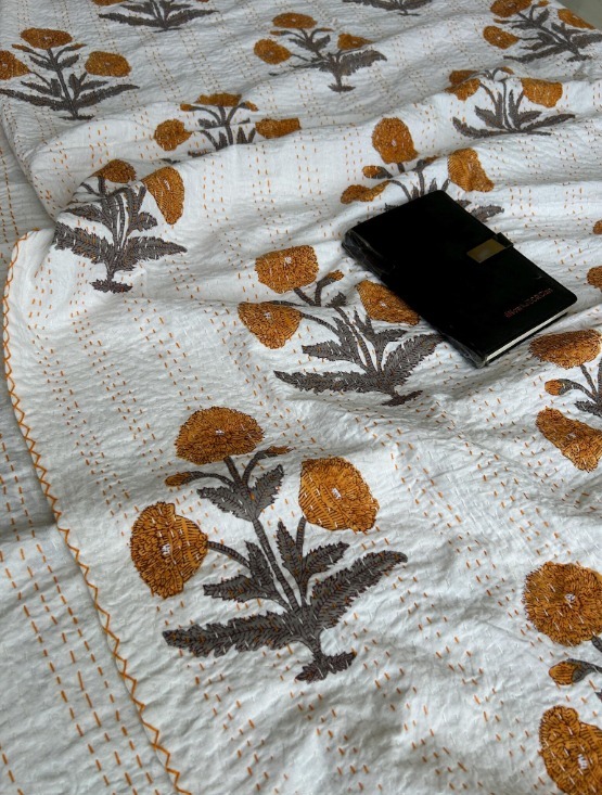 Printed Kantha Quilts