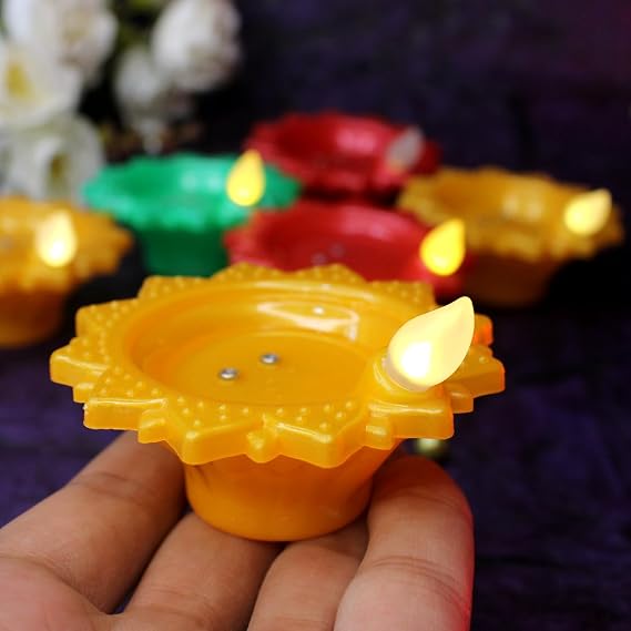 Festivals Plastic Smart LED Water Magic Sensor Diya
