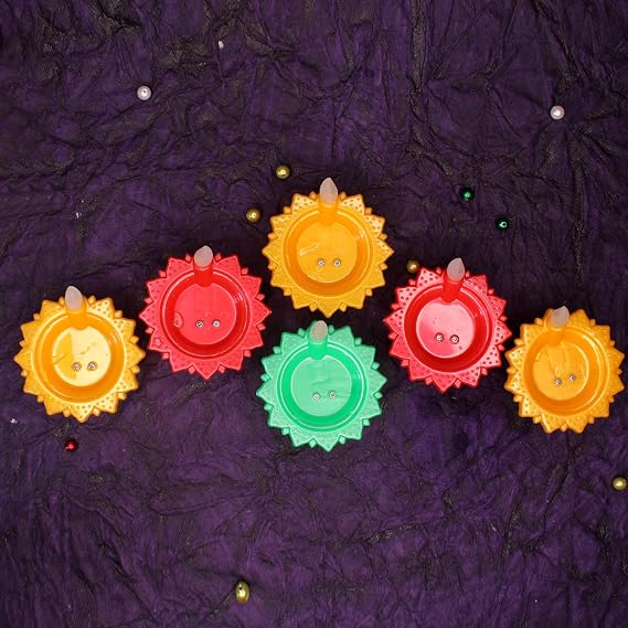 Festivals Plastic Smart LED Water Magic Sensor Diya